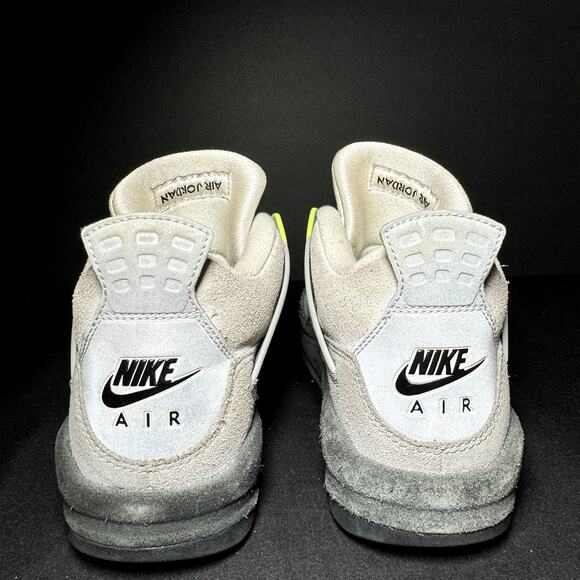 Size 5 - Nike Air Jordan 4 Retro SE GS Neon 95 Men's Shoes - Picture 5 of 8